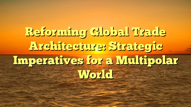 Reforming Global Trade Architecture: Strategic Imperatives for a Multipolar World